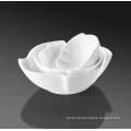 ivory creamy pure white 22 oz 24 oz 25 oz square bowl